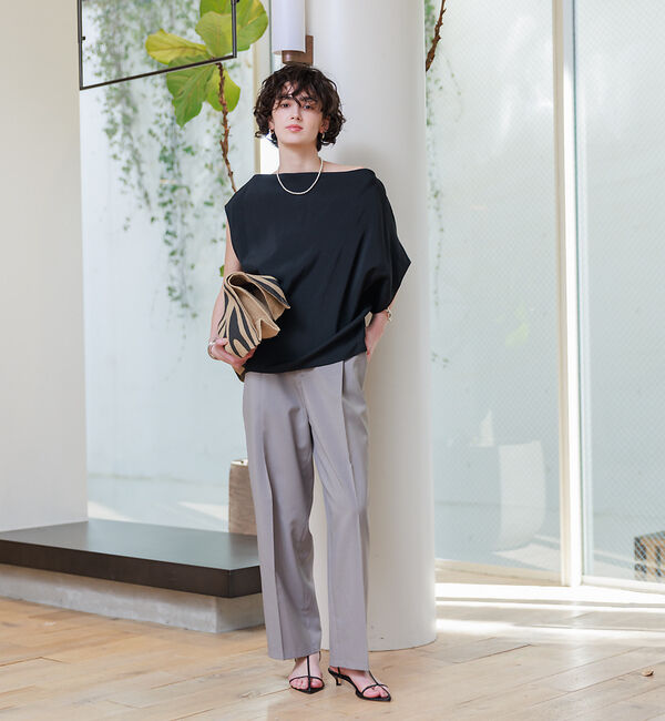 Rouge vif「ウエストゴム ワイドバレルパンツ」|その他|