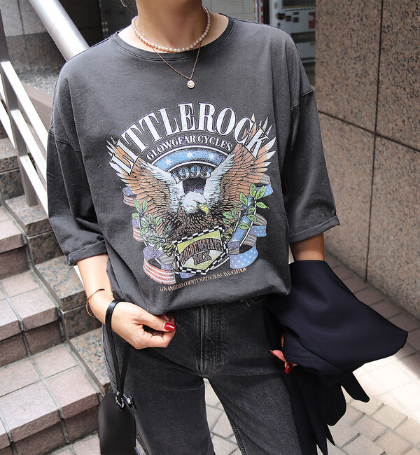 Rouge vif「【MICA&DEAL&times;GOOD ROCK SPEED】ロックT / 5分袖 /」|Tシャツ・カットソー|