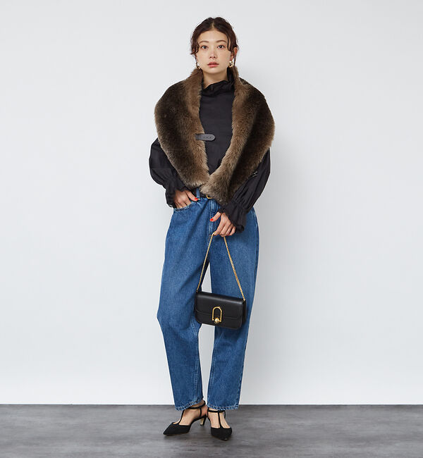 Rouge vif「レースハイネックブラウス」|シャツ・ブラウス|