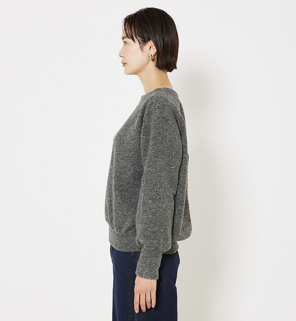 qualite「ラメスライバーニットプルオーバー」|スウェット・ジャージ|