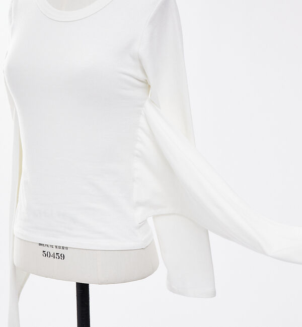 The Store by C' 「【the line byK】WAYNE WRAP TEE / レイヤードデザイン」|Tシャツ・カットソー|