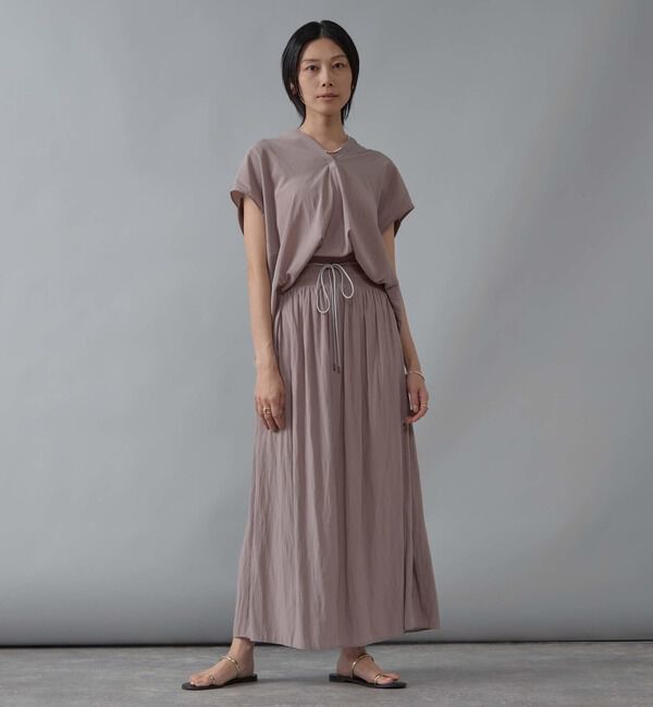 Liesse「バックギャザーブラウス」|シャツ・ブラウス|