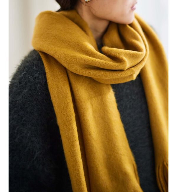 le.coeur blanc「シャギーカラーストール」|ストール|