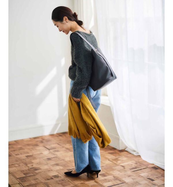 le.coeur blanc「シャギーカラーストール」|ストール|