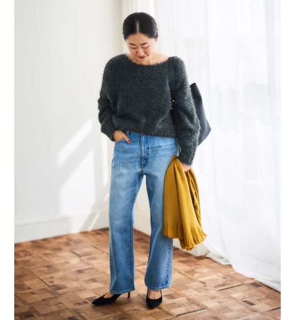 le.coeur blanc「シャギーカラーストール」|ストール|