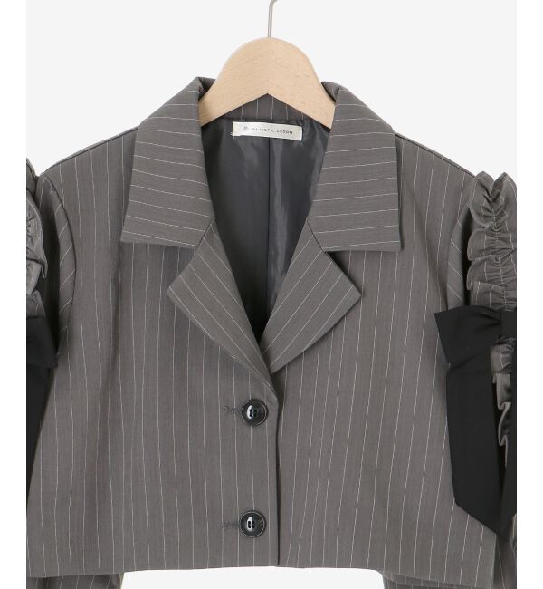 MAJESTICLEGON「ブローチセットホイップフリルジャケット」|その他|