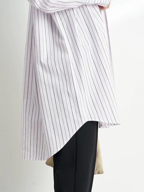 earth music&ecology「ストライプオーバーシャツ」|シャツ・ブラウス|