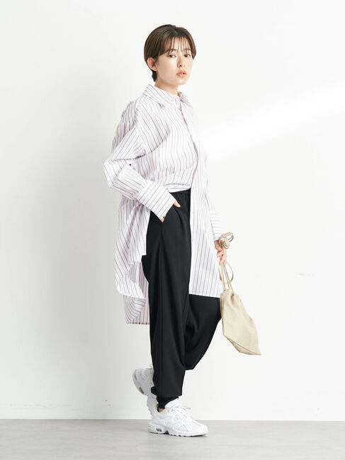 earth music&ecology「ストライプオーバーシャツ」|シャツ・ブラウス|