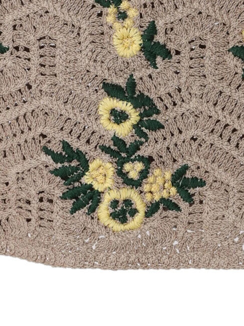 earth music&ecology「フラワー刺繍ビスチェ」|ベスト・ジレ|