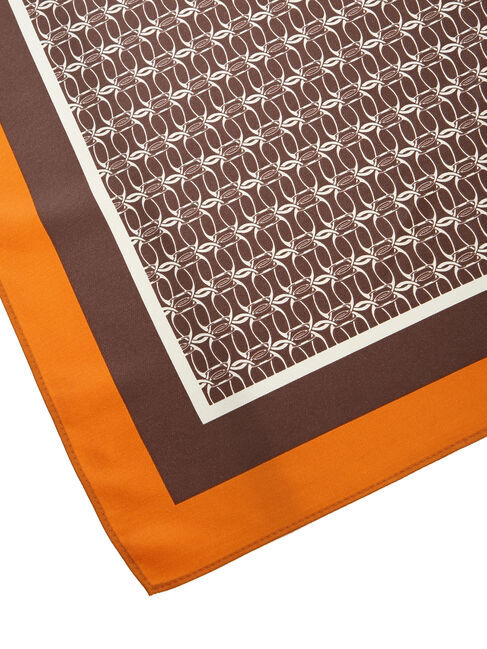 earth music&ecology「チェーン柄スカーフ」|ストール|