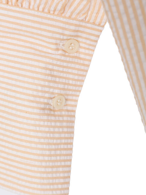 earth music&ecology「サッカーストライプボーイズライクシャツ」|シャツ・ブラウス|