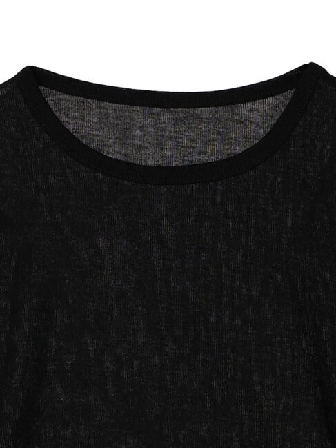 earth music&ecology「チュールビジュープルオーバー」|Tシャツ・カットソー|