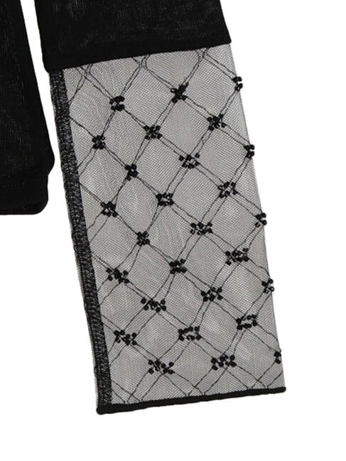 earth music&ecology「チュールビジュープルオーバー」|Tシャツ・カットソー|