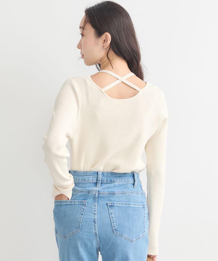 earth music&ecology「ホルターネックプルオーバー」|ニット・セーター|