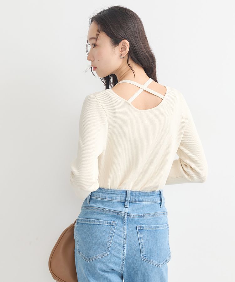 earth music&ecology「ホルターネックプルオーバー」|ニット・セーター|