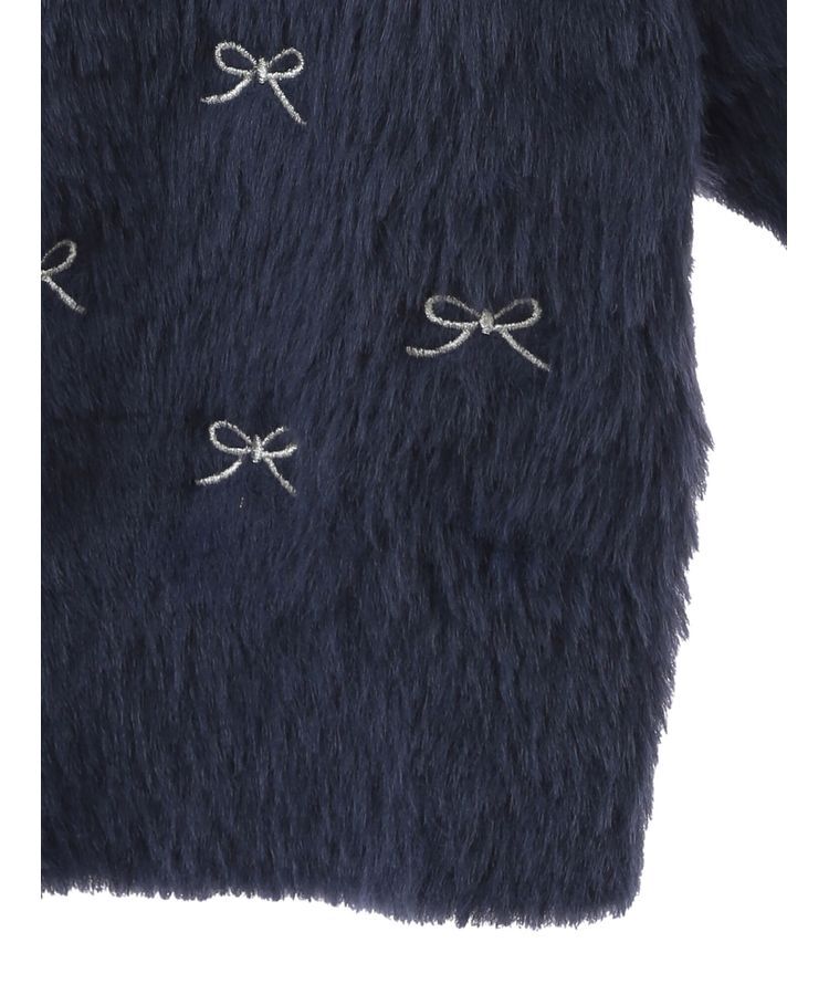 earth music&ecology「リボン刺繍フェザーニットプルオーバー」|ニット・セーター|