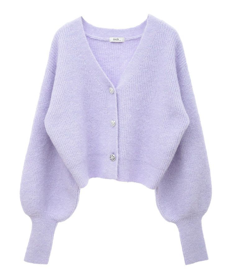 earth music&ecology「アソートキラキラボタンカーディガン」|カーディガン|