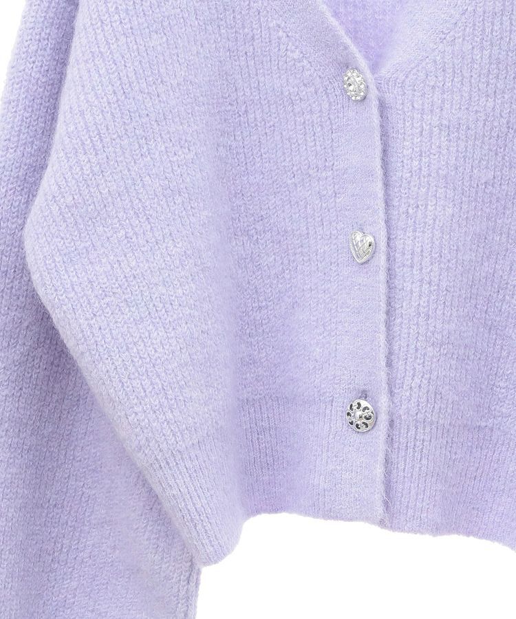 earth music&ecology「アソートキラキラボタンカーディガン」|カーディガン|
