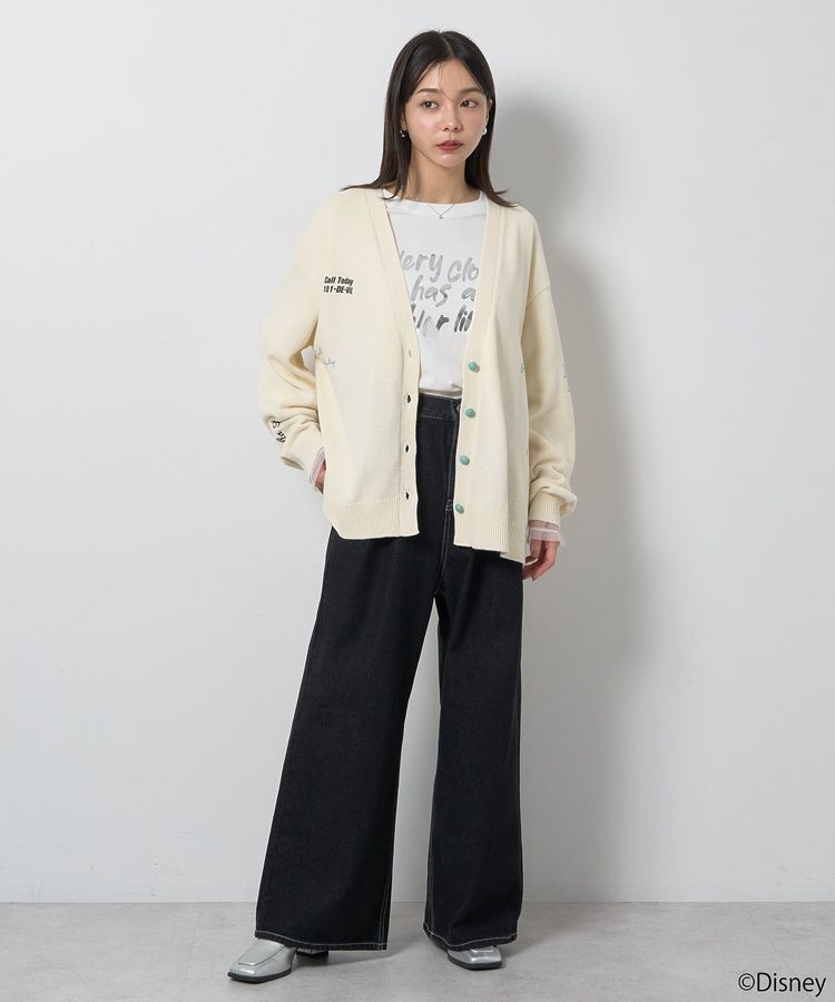 earth music&ecology「Villains　クルエラ/ニットカーディガン」|カーディガン|