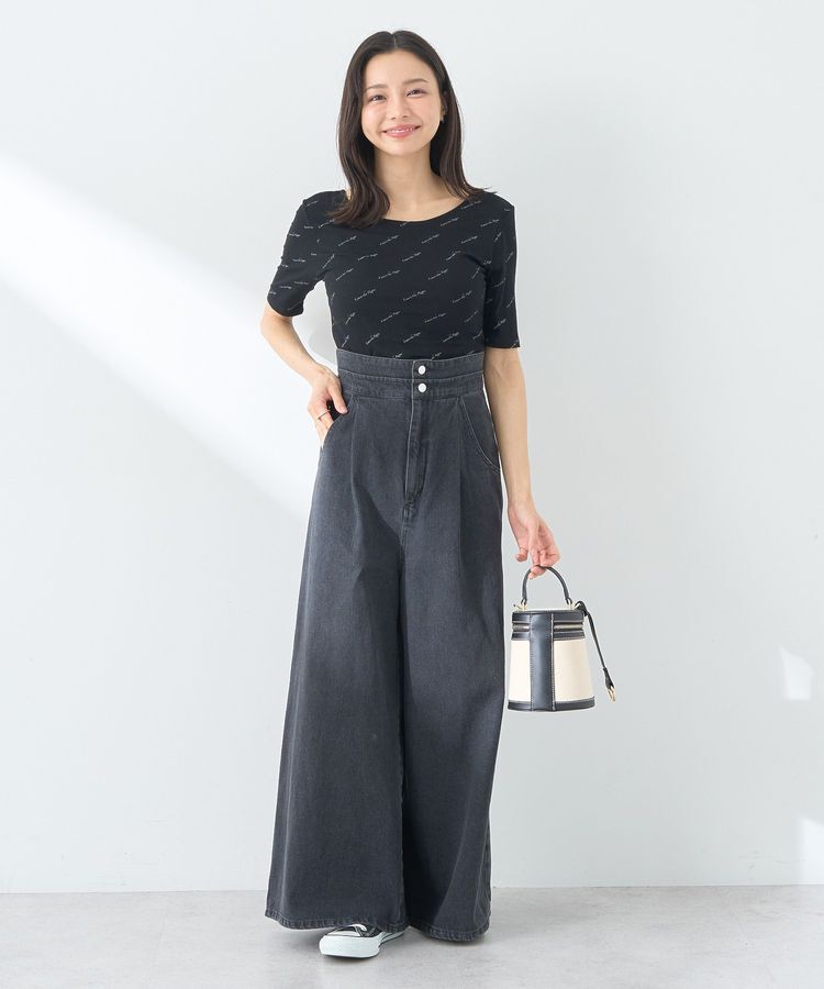 earth music&ecology「メッセージロゴコンパクトプルオーバー」|Tシャツ・カットソー|