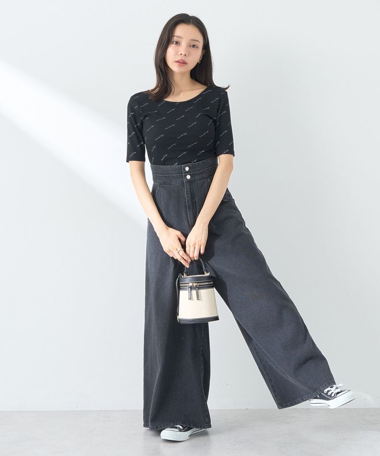 earth music&ecology「メッセージロゴコンパクトプルオーバー」|Tシャツ・カットソー|