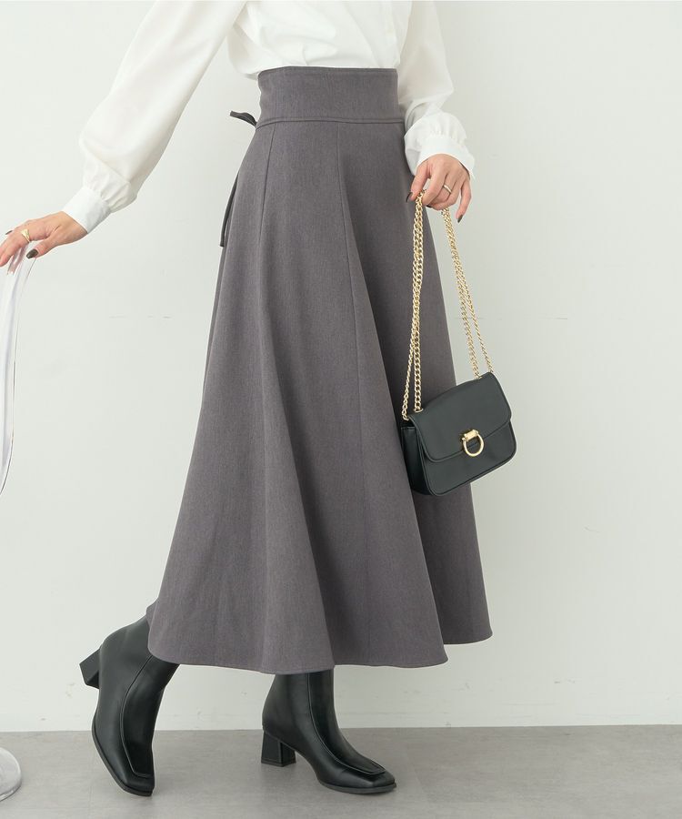 earth music&ecology「バックレースアップスカート」|フレア|