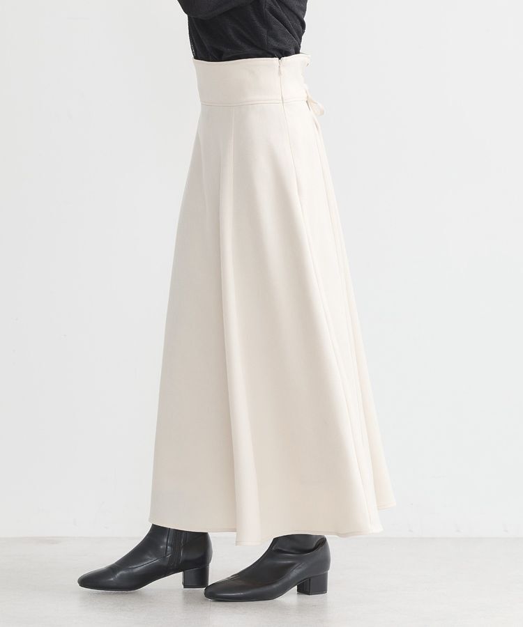 earth music&ecology「バックレースアップスカート」|フレア|