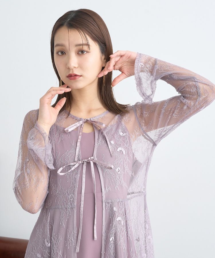 earth music&ecology「SET2点レースワンピース＋キャミワンピース」|ワンピース|