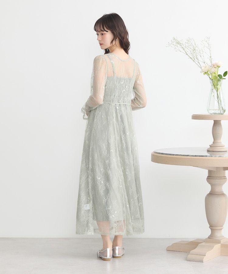 earth music&ecology「SET2点レースワンピース＋キャミワンピース」|ワンピース|