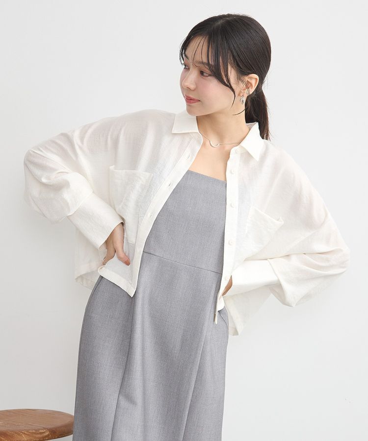 earth music&ecology「Wポケットショートシャツ」|シャツ・ブラウス|