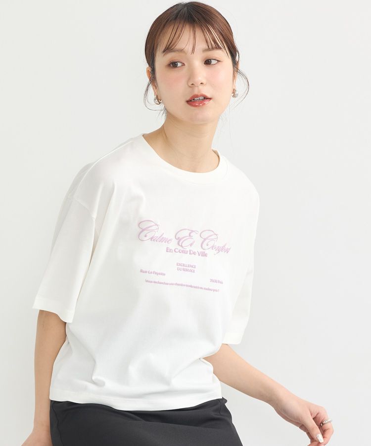 earth music&ecology「Calme Et Confort  ショートT」|Tシャツ・カットソー|