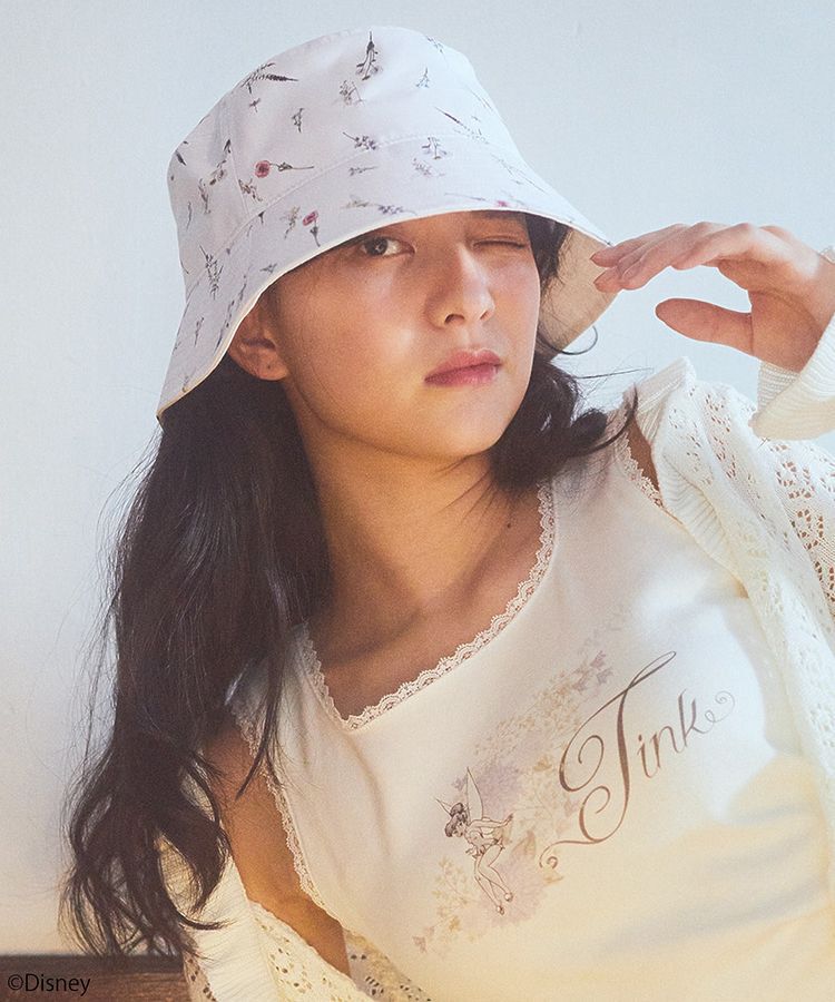 earth music&ecology「Tinker Bell/フラワーバケットハット」|その他|White