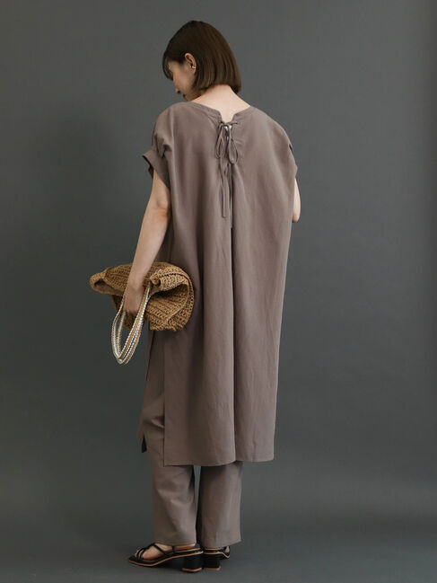  「SET リネンブレンドチュニック+パンツ」|チュニック|