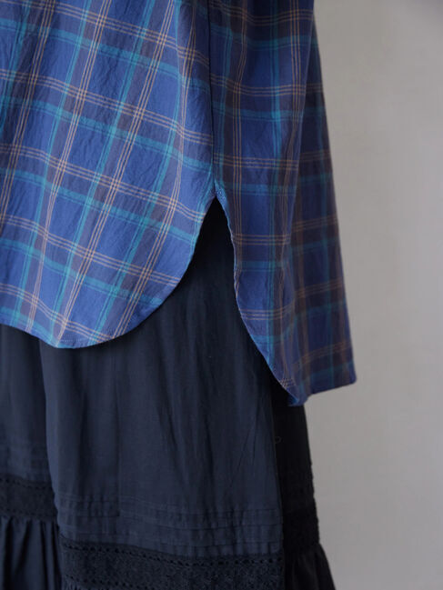  「綿ビエラチェックシャツ」|シャツ・ブラウス|