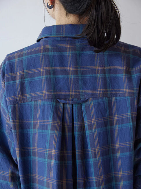  「綿ビエラチェックシャツ」|シャツ・ブラウス|