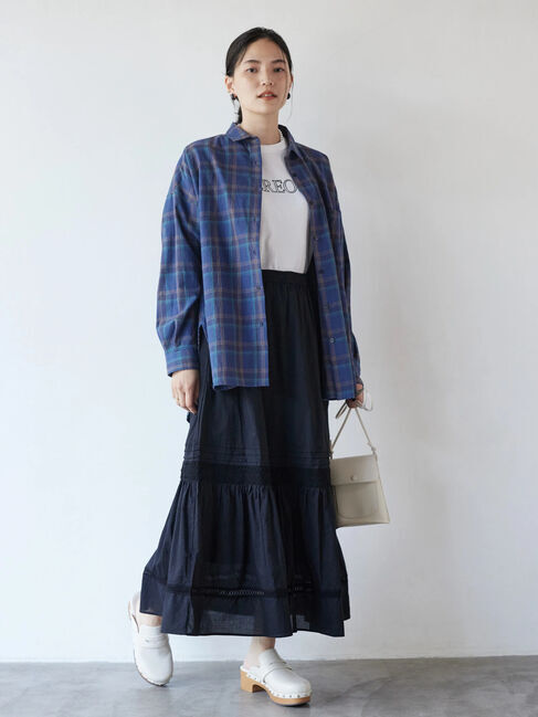  「綿ビエラチェックシャツ」|シャツ・ブラウス|