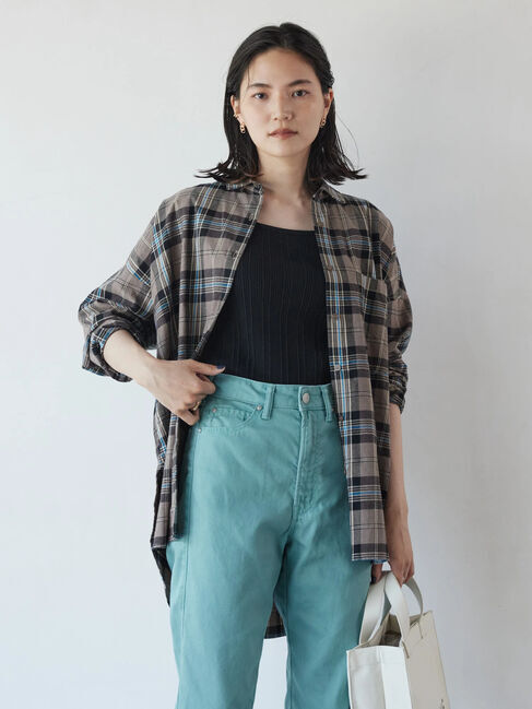  「綿ビエラチェックシャツ」|シャツ・ブラウス|