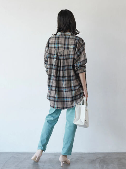  「綿ビエラチェックシャツ」|シャツ・ブラウス|