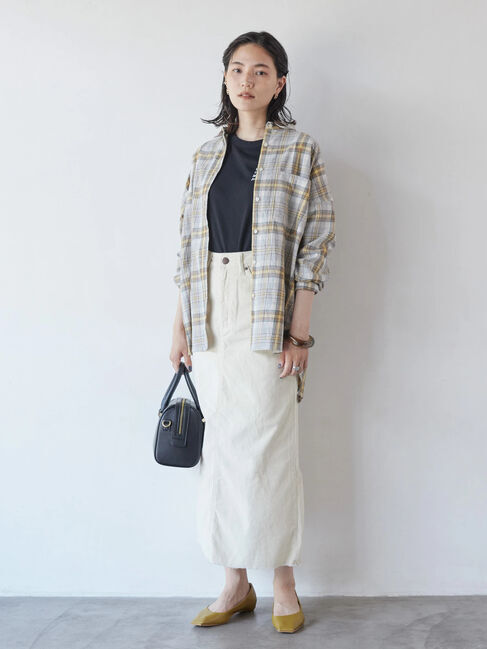  「綿ビエラチェックシャツ」|シャツ・ブラウス|