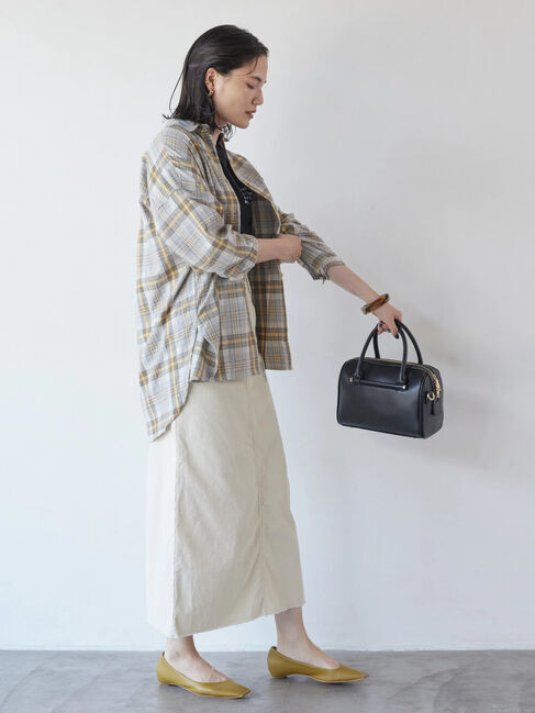  「綿ビエラチェックシャツ」|シャツ・ブラウス|