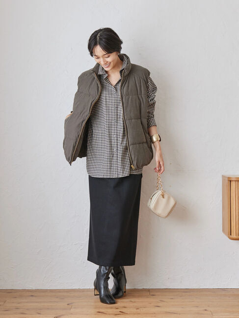  「綿ビエラチェックシャツ」|シャツ・ブラウス|
