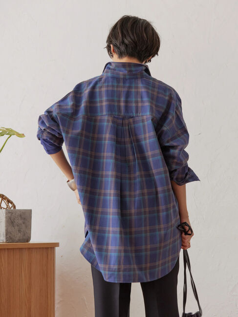  「綿ビエラチェックシャツ」|シャツ・ブラウス|