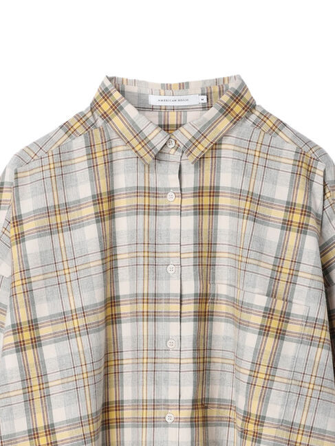  「綿ビエラチェックシャツ」|シャツ・ブラウス|