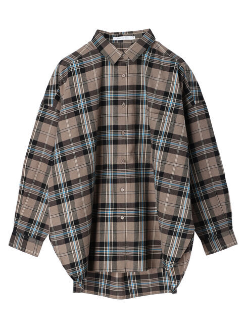  「綿ビエラチェックシャツ」|シャツ・ブラウス|