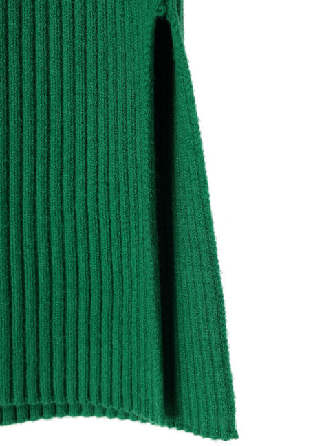  「パチパチしにくいリブ編み違いニットベスト」|ベスト・ジレ|