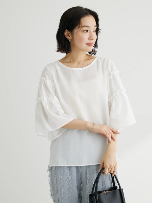  「ティアード袖ブラウス」|シャツ・ブラウス|