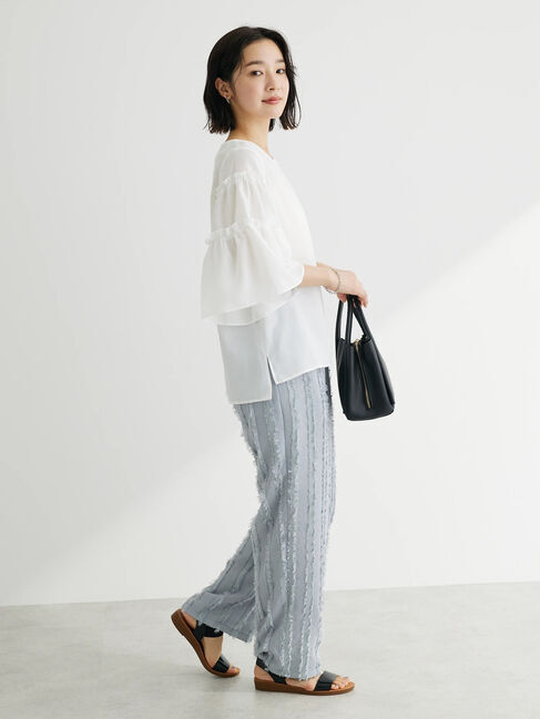  「ティアード袖ブラウス」|シャツ・ブラウス|