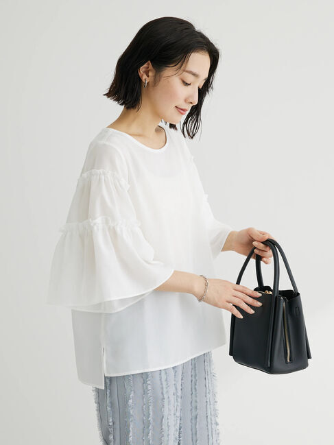  「ティアード袖ブラウス」|シャツ・ブラウス|