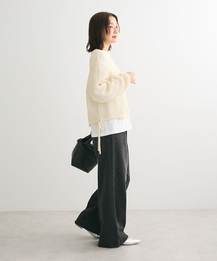 Green Parks「ラメメッシュニットプルオーバー」|ニット・セーター|