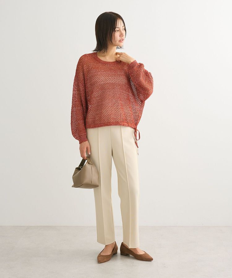 Green Parks「ラメメッシュニットプルオーバー」|ニット・セーター|